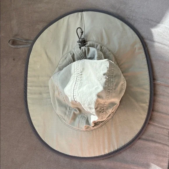 Outdoor Research Rambler Kids Sun Sombrero Hat - Khaki Sz M (3-6y) - Picture 3 of 7